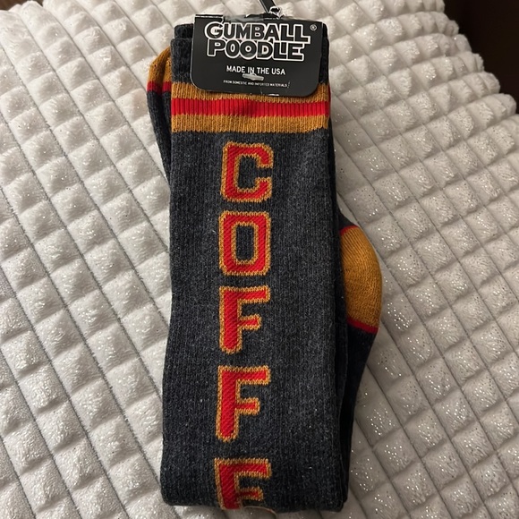 COFFEE KNEE SOCKS - Picture 3 of 5